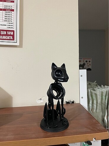 Kedi İskelet Figür