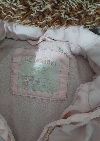 Kız Çocuk Pembe Kapüşonlu Peluş Detaylı Yelek - Görsel 2