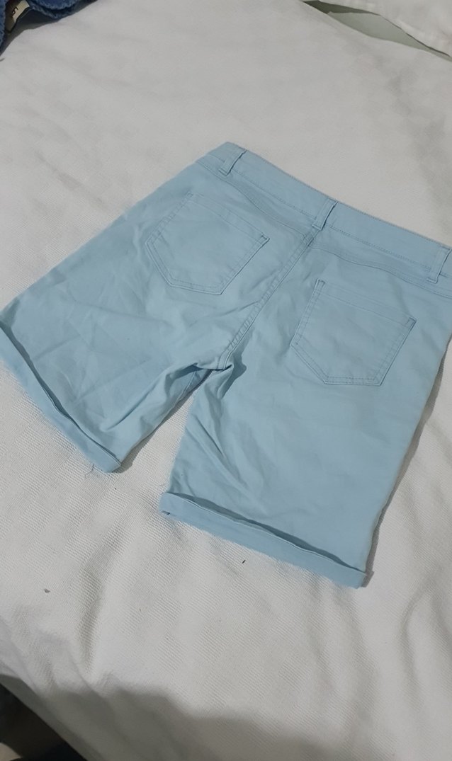 Mavi  Kadın Şort - Görsel 4