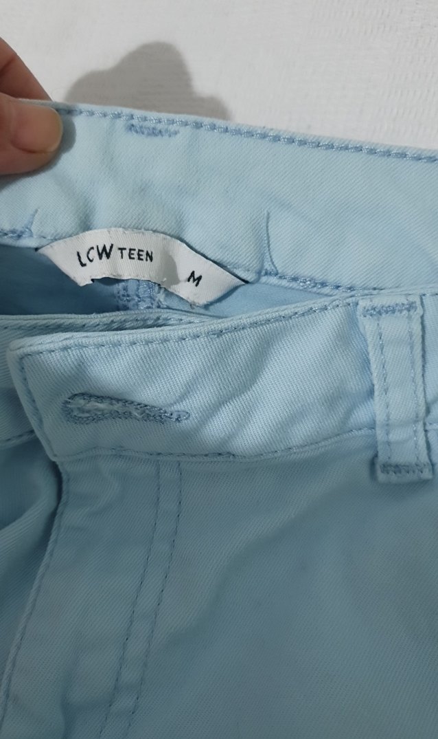 Mavi  Kadın Şort - Görsel 2