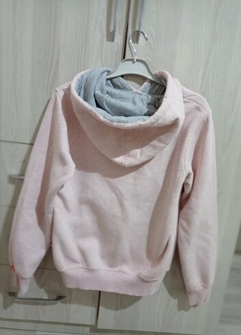 13-14 Yaş Beden pembe Renk sweatshirt 