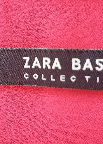 l Beden Zara Basic Bluz L beden Bordo