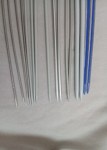 Renkli Uçlu Metal Şiş Seti - Görsel 3