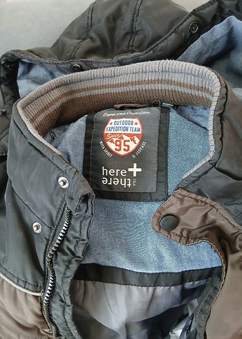 Erkek Çocuk Kahverengi Fermuarlı Mont - Görsel 4