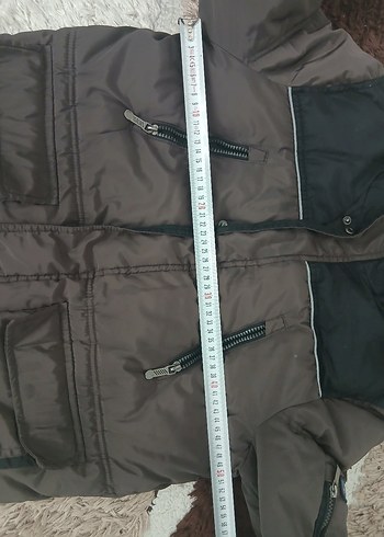 Erkek Çocuk Kahverengi Fermuarlı Mont - Görsel 7