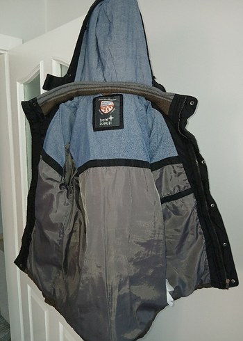 Erkek Çocuk Kahverengi Fermuarlı Mont - Görsel 2