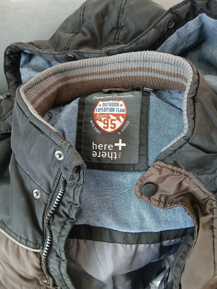 Erkek Çocuk Kahverengi Fermuarlı Mont - Görsel 4