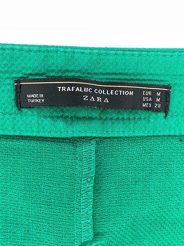 m Beden yeşil Renk Zara Mini Etek %70 İndirimli.