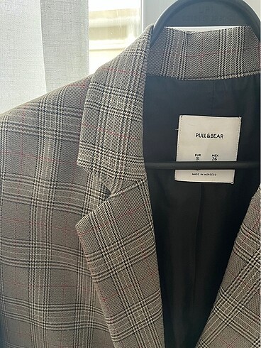 s Beden gri Renk Pull and bear blazer ceket