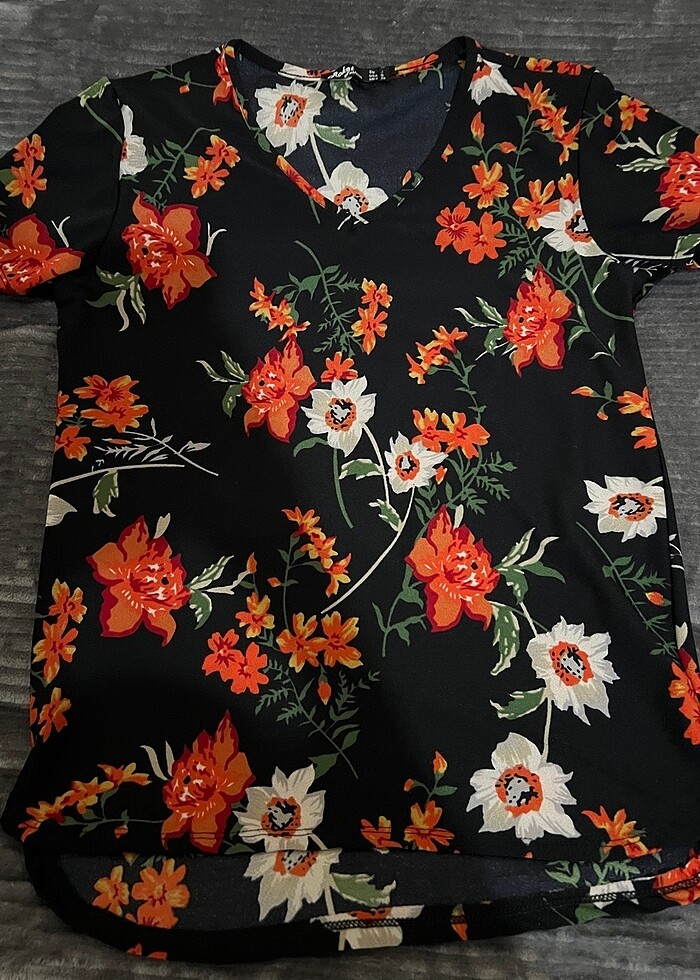 Yarım kollu bluz - Görsel 3