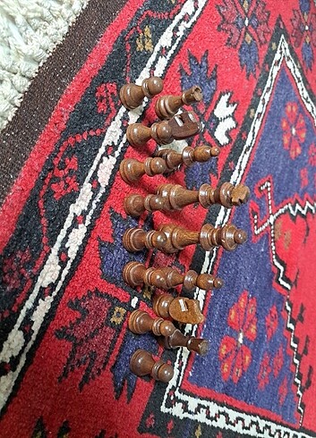 Beden Ahşap Satranç Taşları