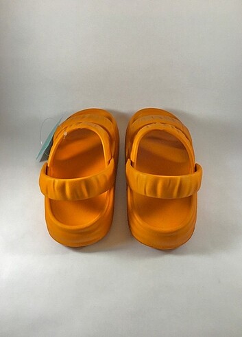 37 Beden turuncu Renk Çift Bantlı Günlük Sandalet Terlik