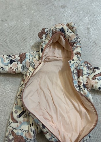 Kulak Detaylı Kamuflaj Desenli Bebek Tulumu - Görsel 4