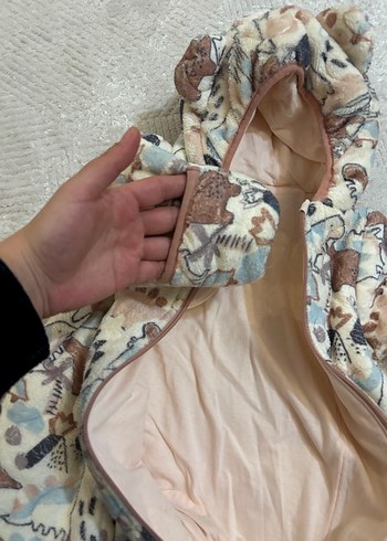 Kulak Detaylı Kamuflaj Desenli Bebek Tulumu - Görsel 5