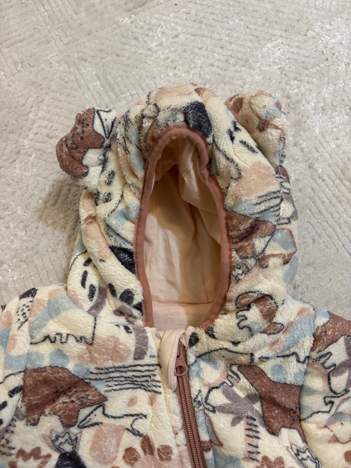 Kulak Detaylı Kamuflaj Desenli Bebek Tulumu - Görsel 3