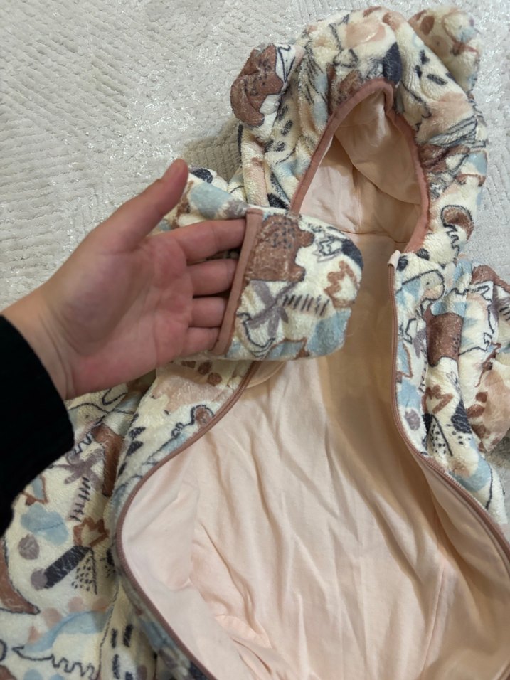 Kulak Detaylı Kamuflaj Desenli Bebek Tulumu - Görsel 5