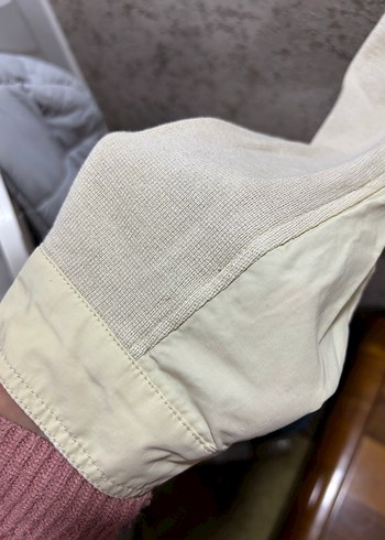 Bej Fermuarlı Kadın Ceket - Görsel 3