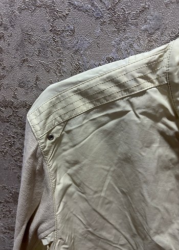 Bej Fermuarlı Kadın Ceket - Görsel 5