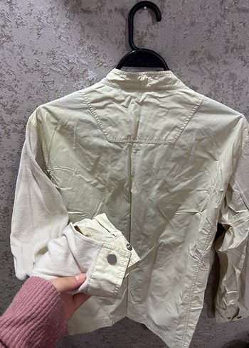 Bej Fermuarlı Kadın Ceket - Görsel 6