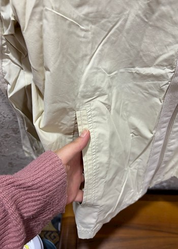 Bej Fermuarlı Kadın Ceket - Görsel 2