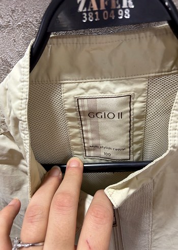 Bej Fermuarlı Kadın Ceket - Görsel 4