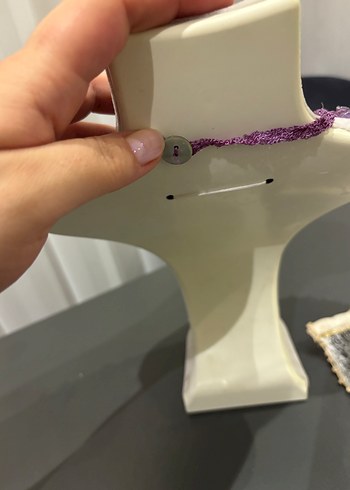 Mor Boncuklu Bohem Midi Kolye - Görsel 3