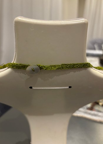 Yeşil Bohem Mini Boncuklu Kolye - Görsel 3