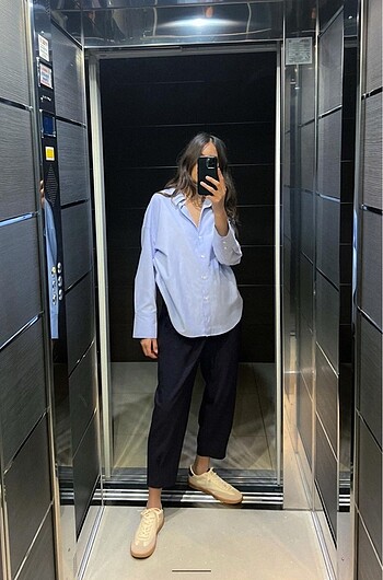Zara Lacivert Pantolon
