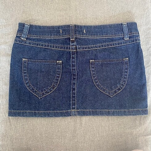 Zara mini kot etek y2k vintage