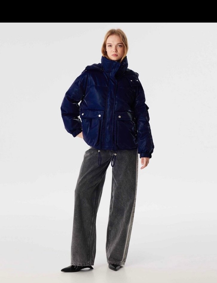 Twist parlak lacivert mont - Görsel 2