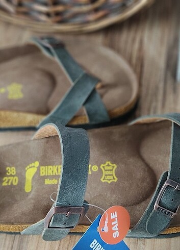 Birkenstock Birkenstok terlik haki