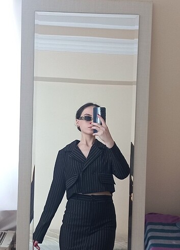 Trendyol & Milla İkili takım blazer ceket etek
