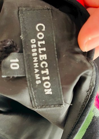 Çiçek Desenli Kolsuz Mini Elbise - Görsel 3