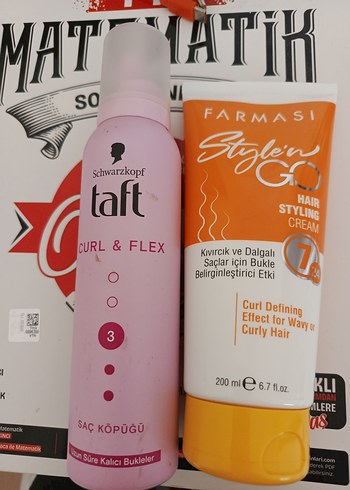 Schwarzkopf Taft Saç Köpüğü ve Farmasi Stil Saç Kremi
