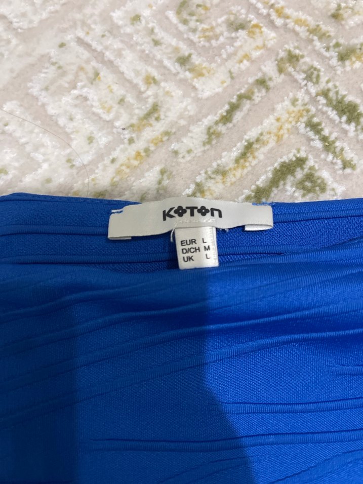 Lacivert Pilili Mini Etek - Görsel 2