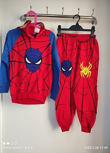 Sıfır 7.8 yaş Spiderman takım