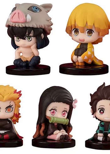 Demon Slayer Anime Aksiyon Figürleri Seti