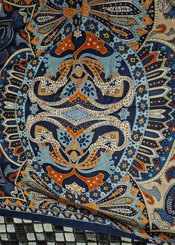 Çok Renkli Bohem Kadın Şal - Görsel 6