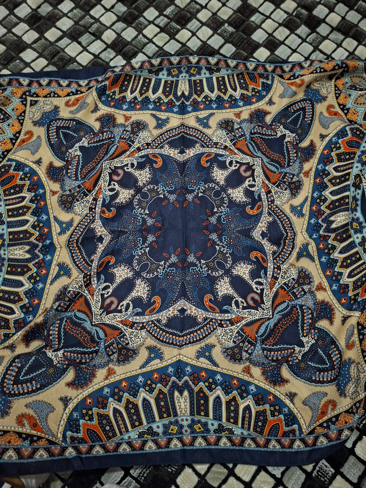 Çok Renkli Bohem Kadın Şal - Görsel 3