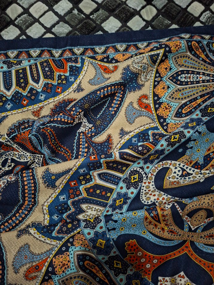 Çok Renkli Bohem Kadın Şal - Görsel 4