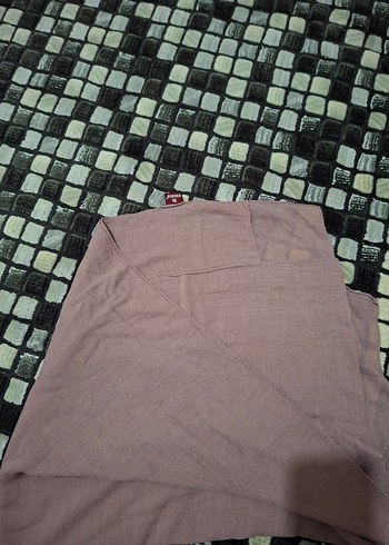 pembe Keten Kadın Şal - Görsel 2