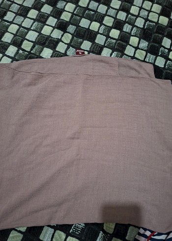 pembe Keten Kadın Şal - Görsel 4