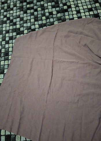 pembe Keten Kadın Şal - Görsel 3