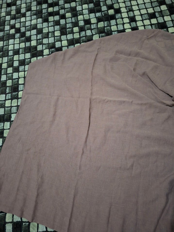 pembe Keten Kadın Şal - Görsel 3