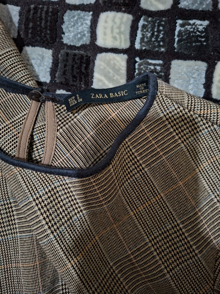 cepli Uzun Kollu Kahverengi Kadın tişört - Görsel 4