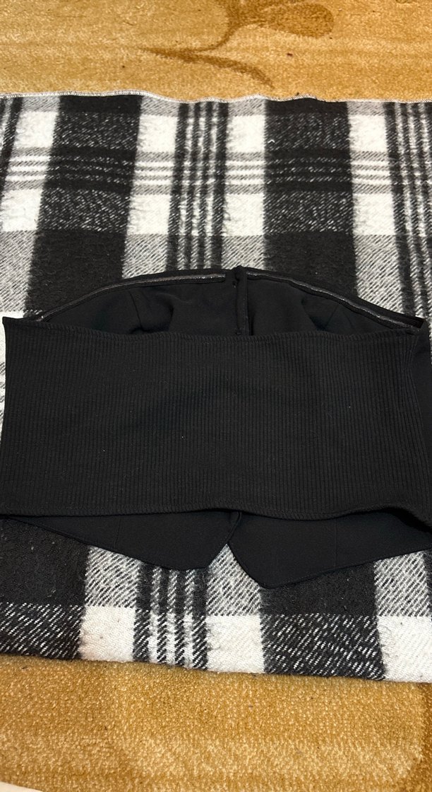 Düğmeli Siyah Kadın Yelek - Görsel 2