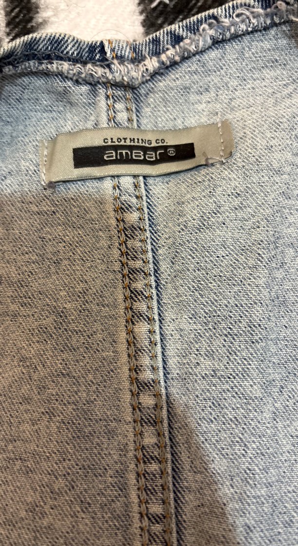 Ambar kadın kot yelek - Görsel 2