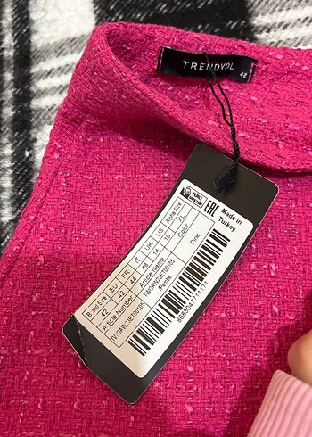 Pembe Triko Mini Etek - Görsel 3