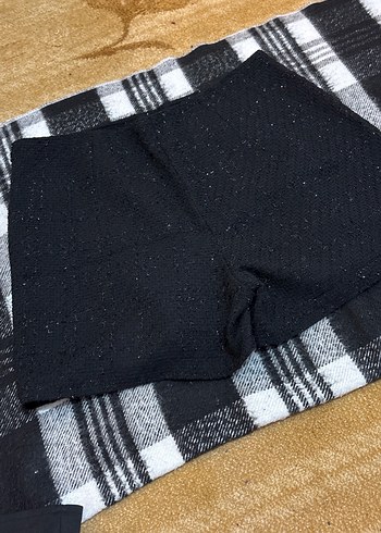 Siyah Örgü Mini Etek Kadın - Görsel 4