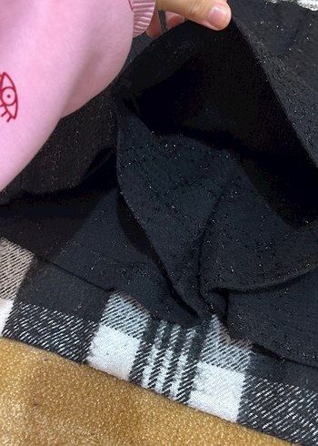 Siyah Örgü Mini Etek Kadın - Görsel 3